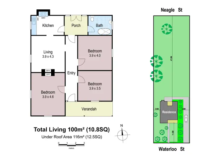Floorplan of Homely house listing, 64 Waterloo Road, Yarragon VIC 3823