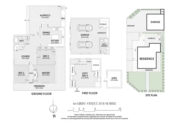 Floorplan of Homely house listing, 66 Kirby Street, Rydalmere NSW 2116