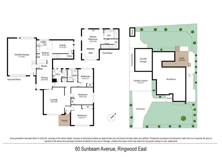 Floorplan of Homely house listing, 60 Sunbeam Avenue, Ringwood East VIC 3135