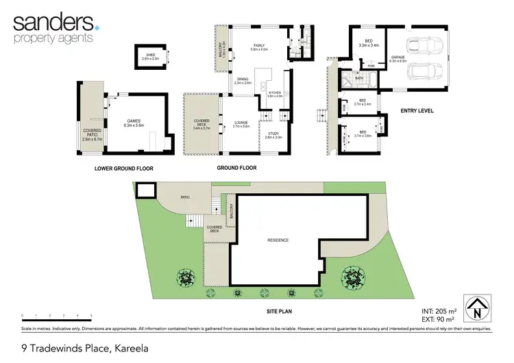 Floorplan of Homely house listing, 9 Tradewinds Place, Kareela NSW 2232
