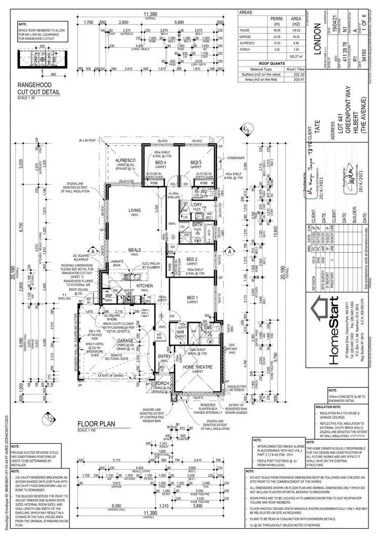 Floorplan of Homely house listing, 94 Greenpoint Way, Hilbert WA 6112