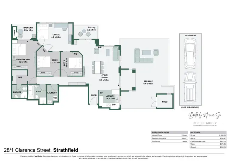 Floorplan of Homely apartment listing, 28/1-3 Clarence Street, Strathfield NSW 2135