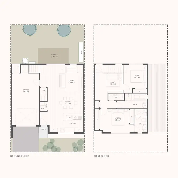 Floorplan of Homely townhouse listing, 22 Drummond Circuit, Springvale South VIC 3172