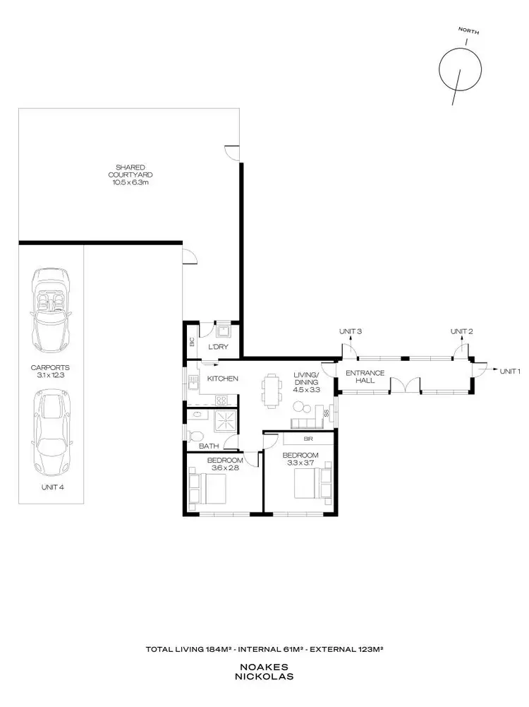 Floorplan of Homely unit listing, 4/8 Weaver Avenue, Richmond SA 5033