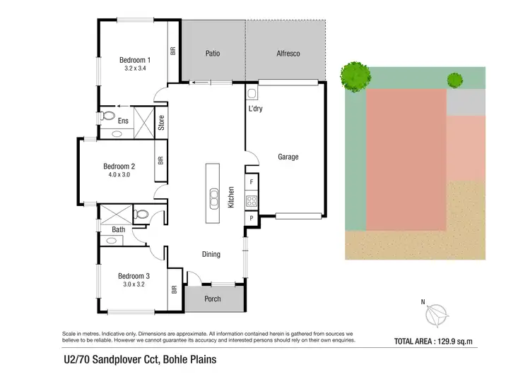 Floorplan of Homely unit listing, 2/70 Sandplover Circuit, Bohle Plains QLD 4817