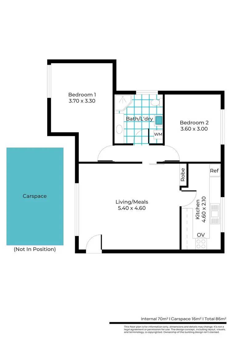 Floorplan of Homely unit listing, 9/2-3 Birchmore Close, Plympton SA 5038
