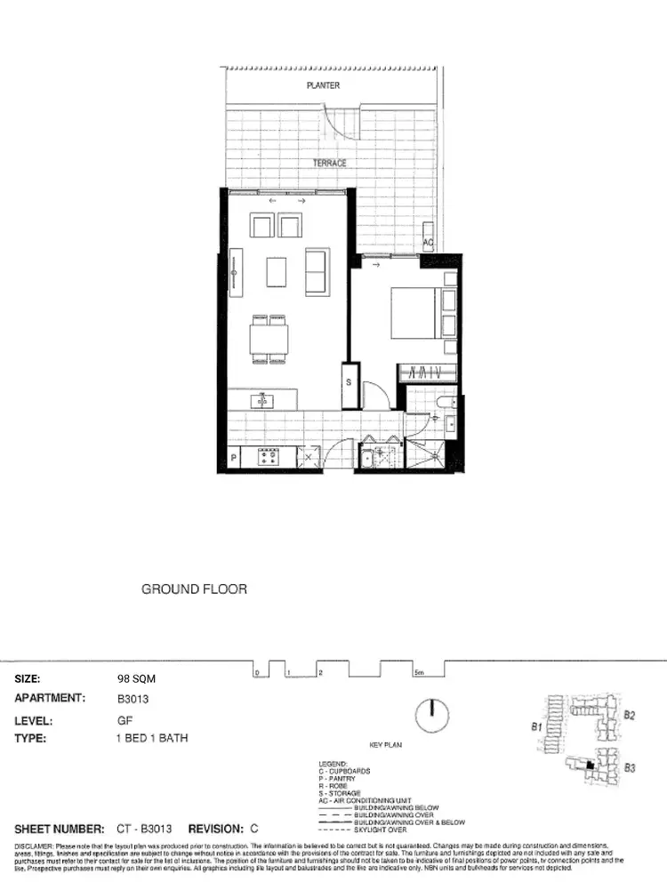 Floorplan of Homely apartment listing, 3013/50 Pemberton Street, Botany NSW 2019