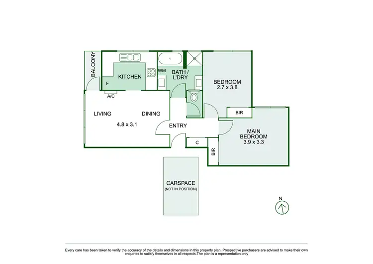 Floorplan of Homely apartment listing, 1/10 Denbigh Road, Armadale VIC 3143