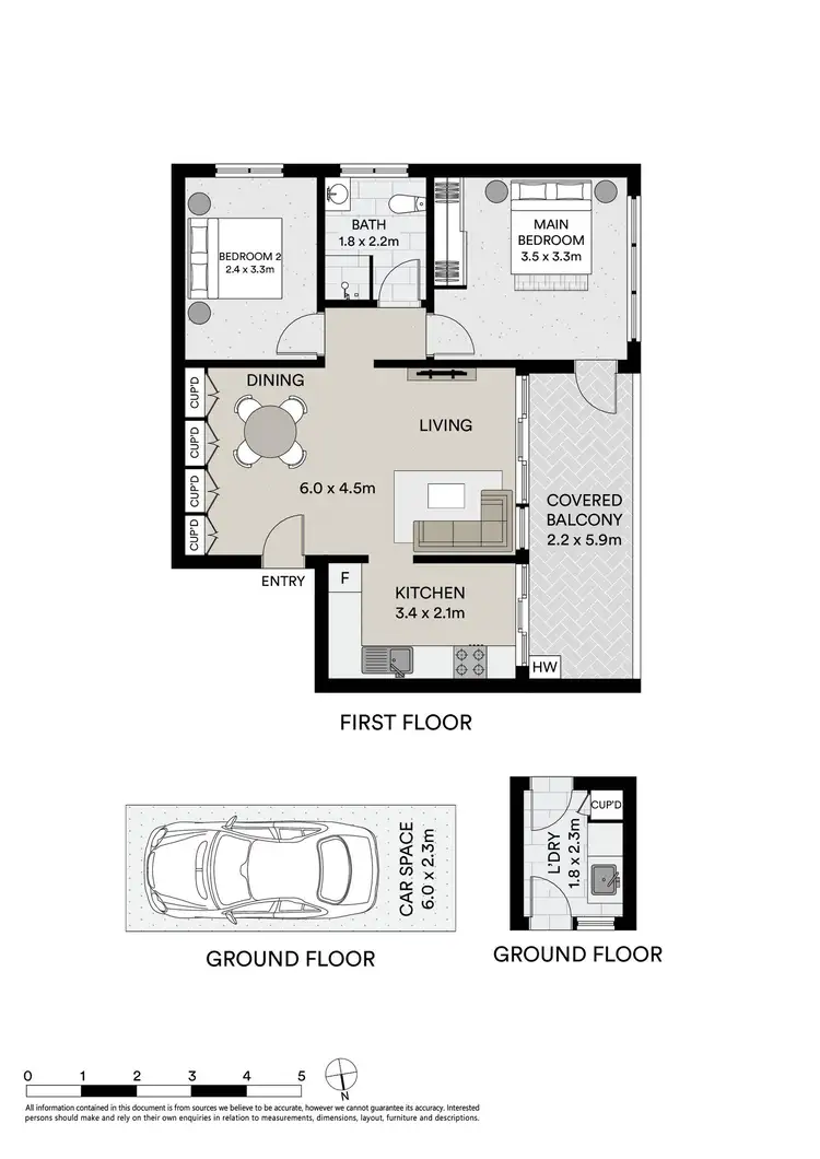 Floorplan of Homely apartment listing, 1/17 Grafton Crescent, Dee Why NSW 2099