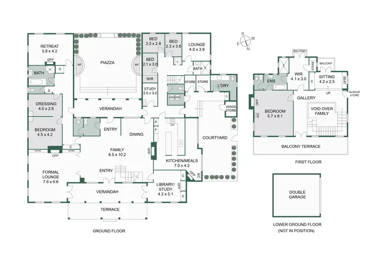 Floorplan of Homely house listing, 34 Pine Hill Drive, Frankston VIC 3199