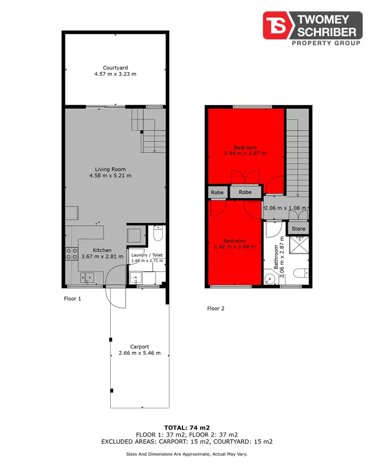 Floorplan of Homely unit listing, 3/42-44 Trinity Beach Road, Trinity Beach QLD 4879