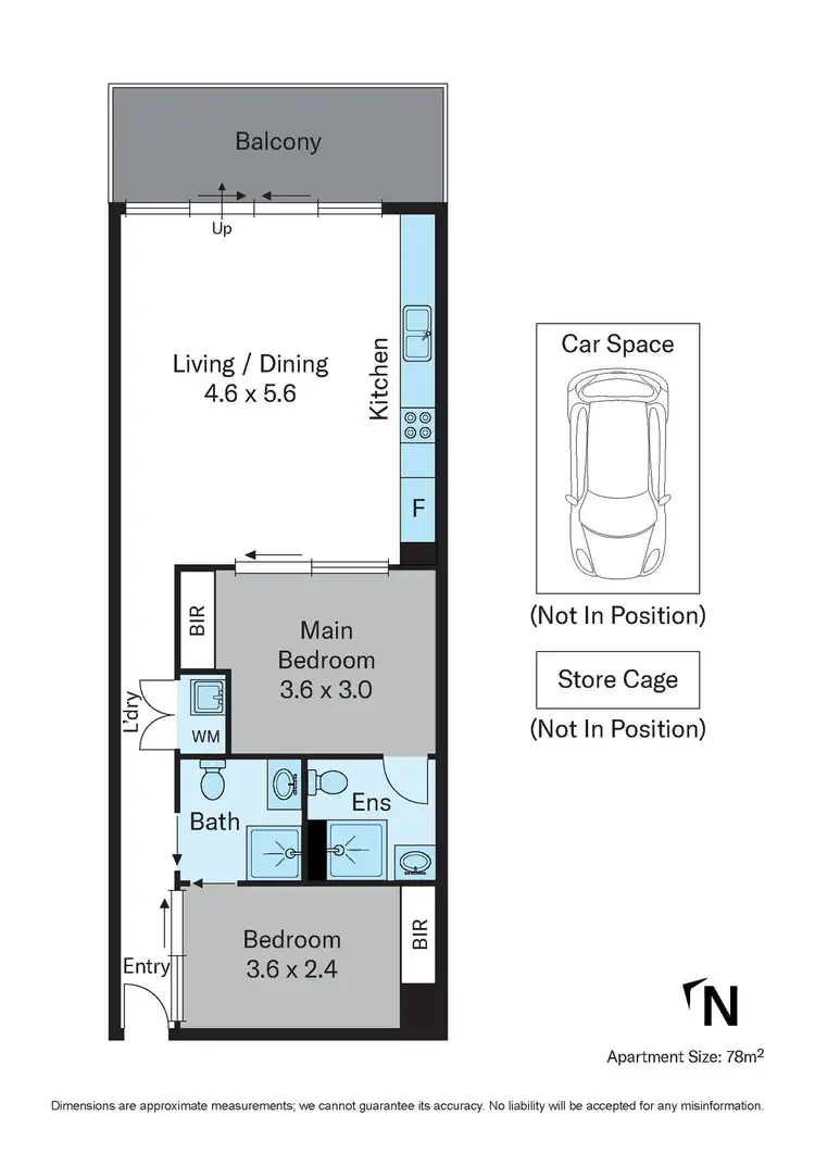 Floorplan of Homely apartment listing, 214/1101 Toorak Road, Camberwell VIC 3124