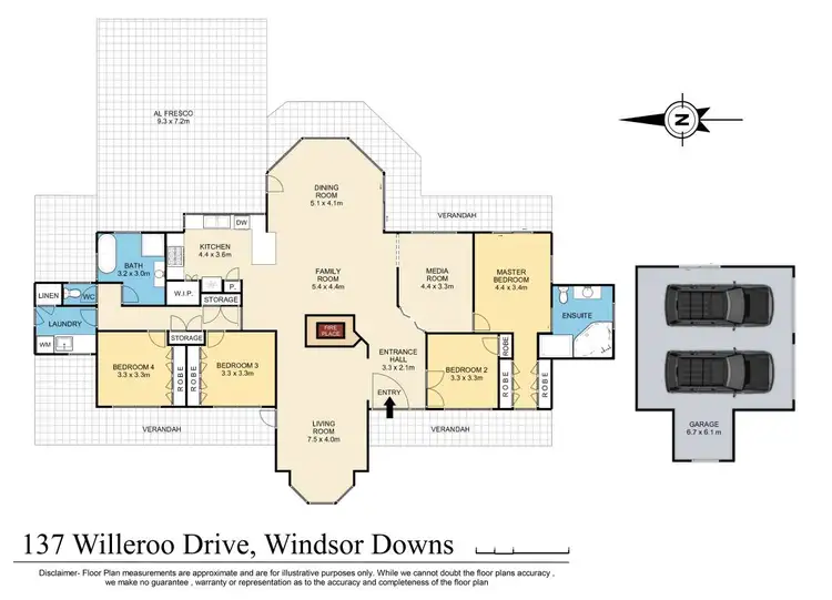 Floorplan of Homely house listing, 137 Willeroo Drive, Windsor Downs NSW 2756