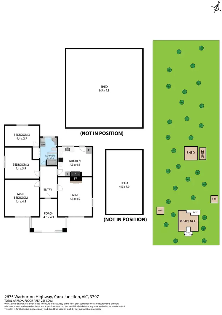 Floorplan of Homely house listing, 2675 Warburton Highway, Yarra Junction VIC 3797