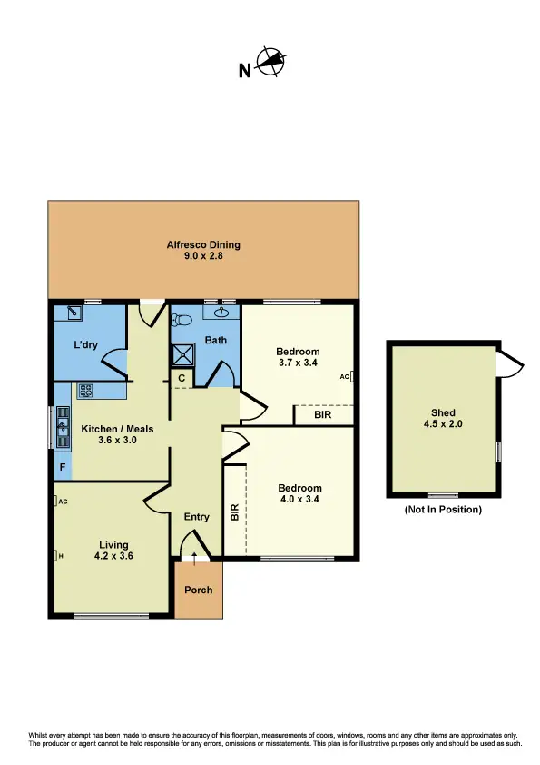 Floorplan of Homely house listing, 20 Collenso Street, Sunshine West VIC 3020