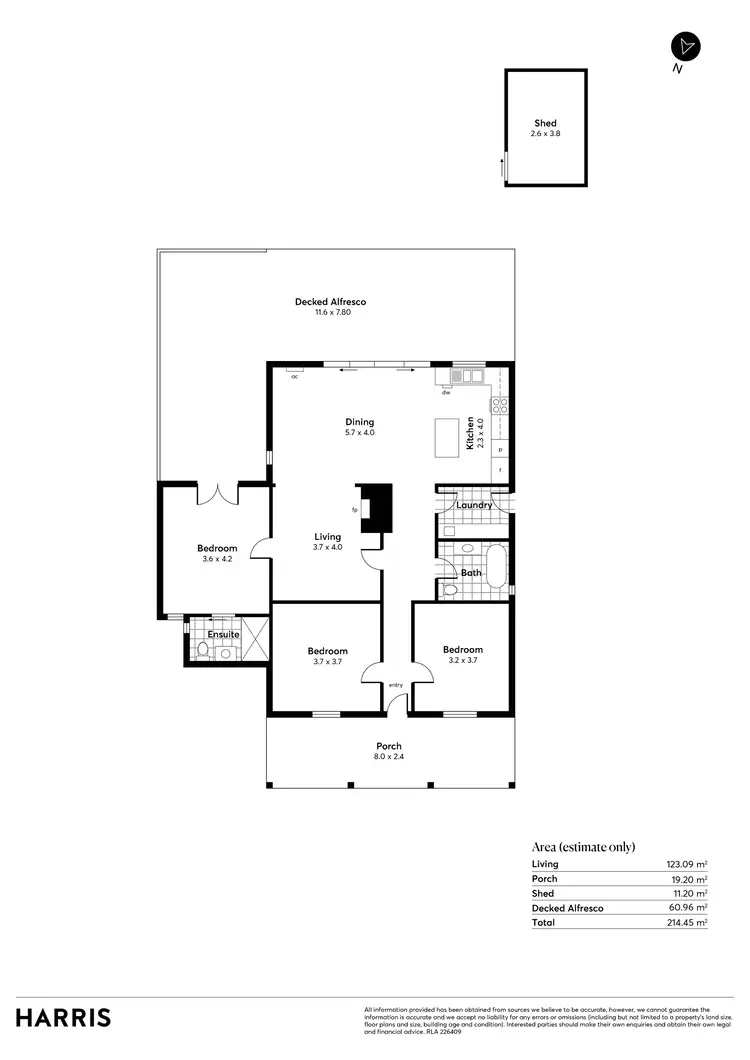 Floorplan of Homely house listing, 125 Upper Sturt Road, Upper Sturt SA 5156
