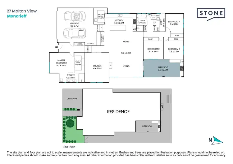 Floorplan of Homely house listing, 27 Malton View, Moncrieff ACT 2914