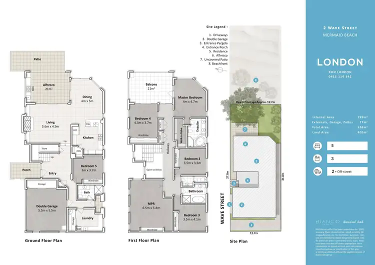 Floorplan of Homely house listing, 2 Wave Street, Mermaid Beach QLD 4218