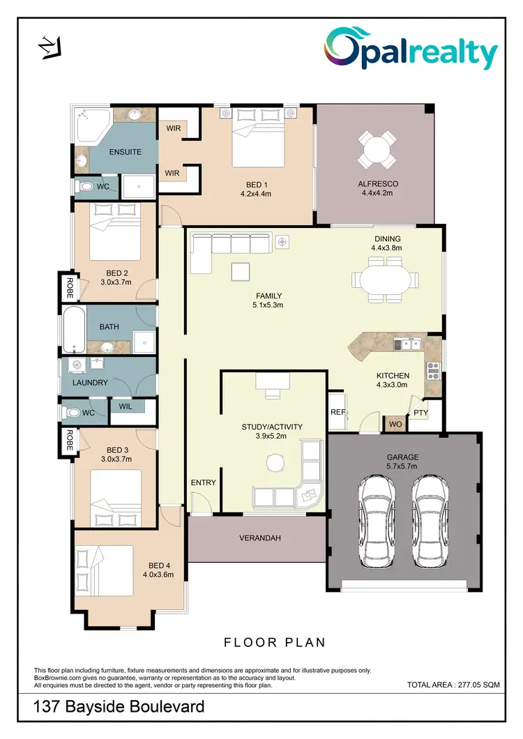 Floorplan of Homely house listing, 137 Bayside Boulevard, Port Kennedy WA 6172