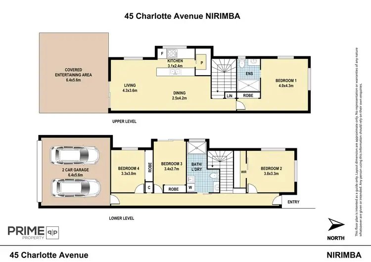 Floorplan of Homely house listing, 45 Charlotte Avenue, Nirimba QLD 4551