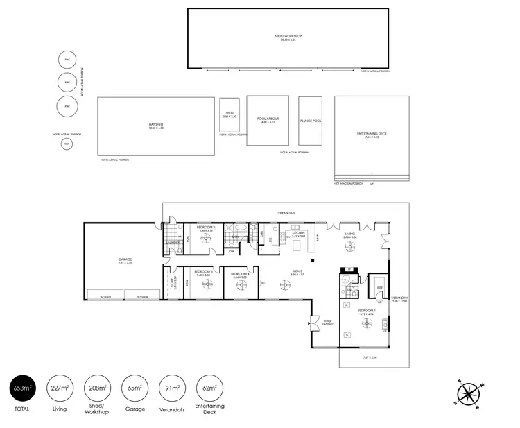 Floorplan of Homely house listing, 298 Brooks Road, Clarendon SA 5157