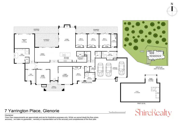 Floorplan of Homely house listing, 7 Yarrington Place, Glenorie NSW 2157