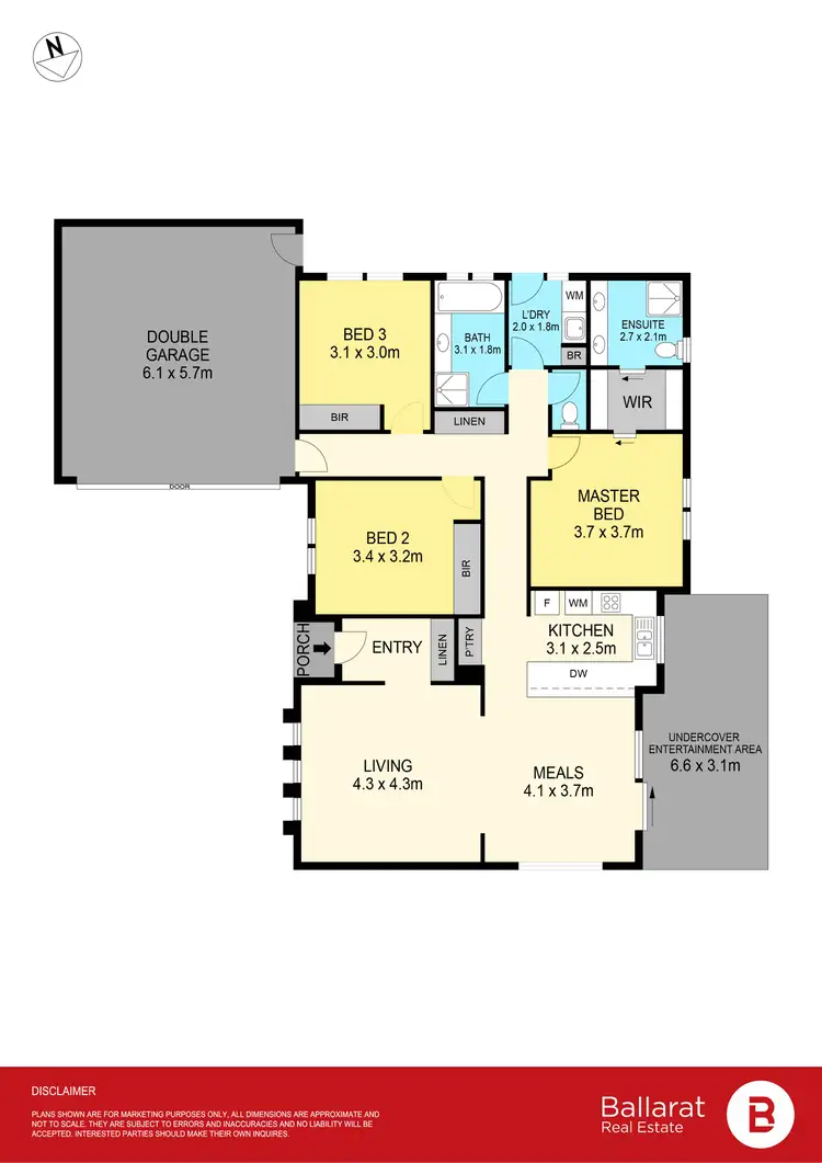 Floorplan of Homely unit listing, 47 Sorrento Drive, Alfredton VIC 3350