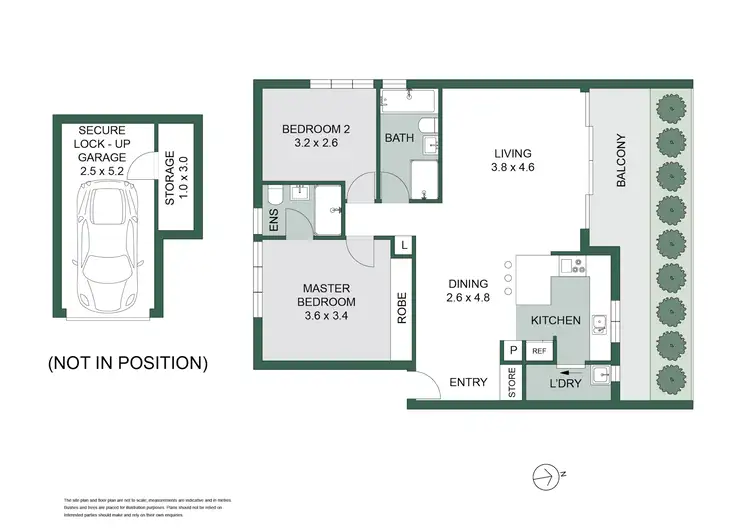Floorplan of Homely apartment listing, 1/135 West Street, Crows Nest NSW 2065