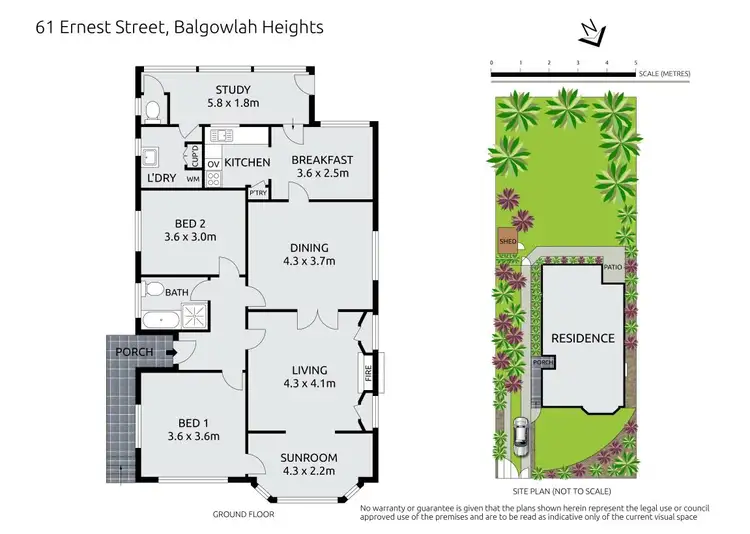 Floorplan of Homely house listing, 61 Ernest Street, Balgowlah Heights NSW 2093