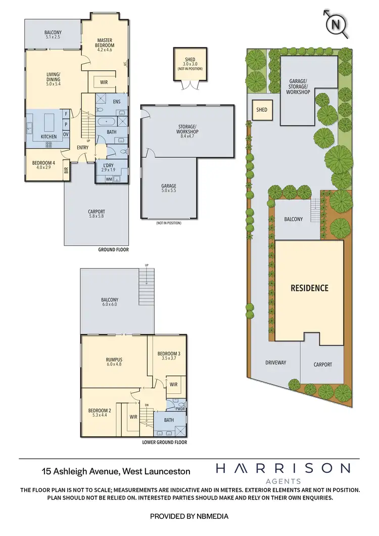 Floorplan of Homely house listing, 15 Ashleigh Avenue, West Launceston TAS 7250