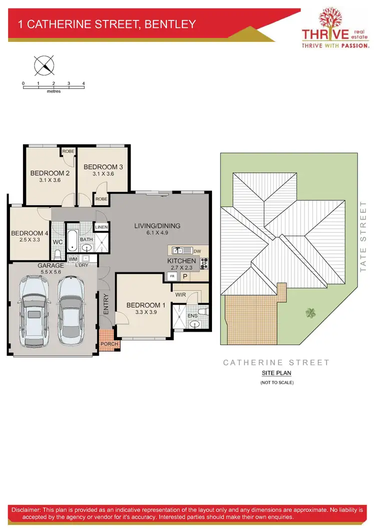 Floorplan of Homely house listing, 1 Catherine Street, Bentley WA 6102