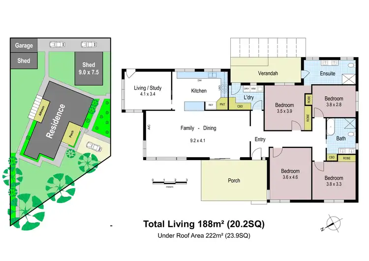 Floorplan of Homely house listing, 145 Princes Highway, Yarragon VIC 3823