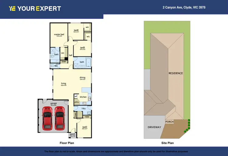 Floorplan of Homely house listing, 2 Canyon Avenue, Clyde VIC 3978