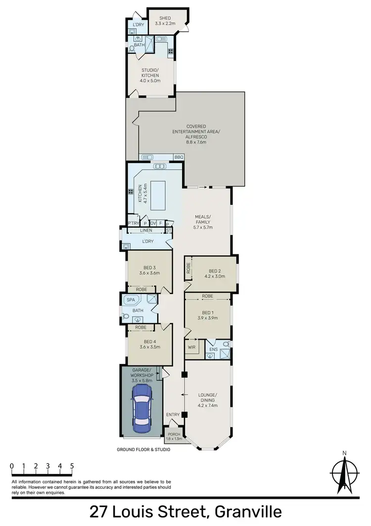 Floorplan of Homely house listing, 27 Louis Street, Granville NSW 2142
