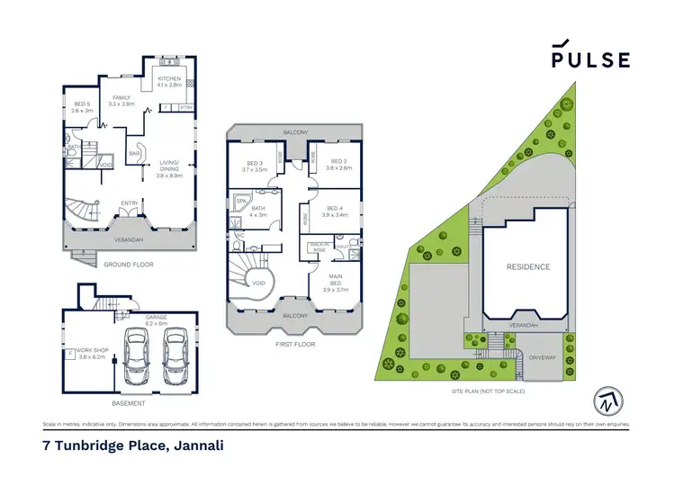 Floorplan of Homely house listing, 7 Tunbridge Place, Jannali NSW 2226