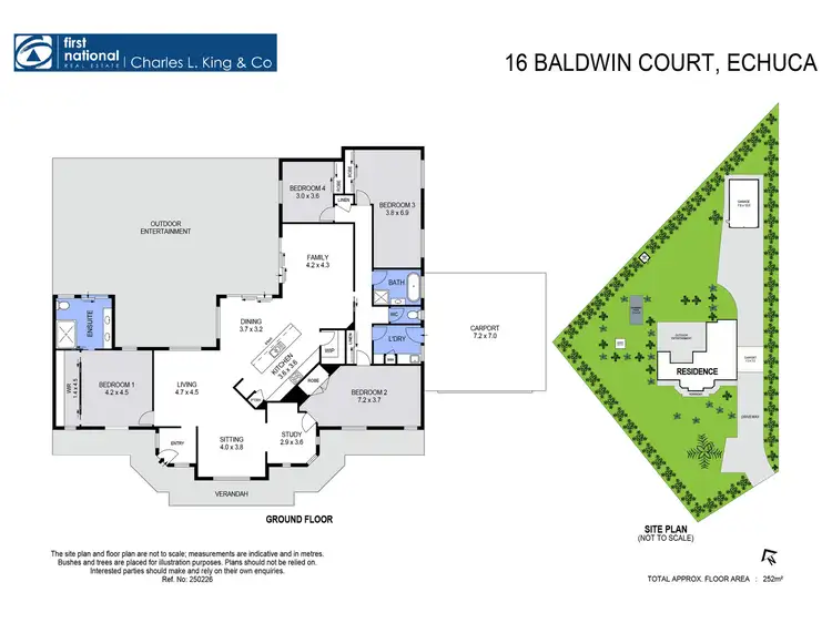 Floorplan of Homely house listing, 16 Baldwin Court, Echuca VIC 3564
