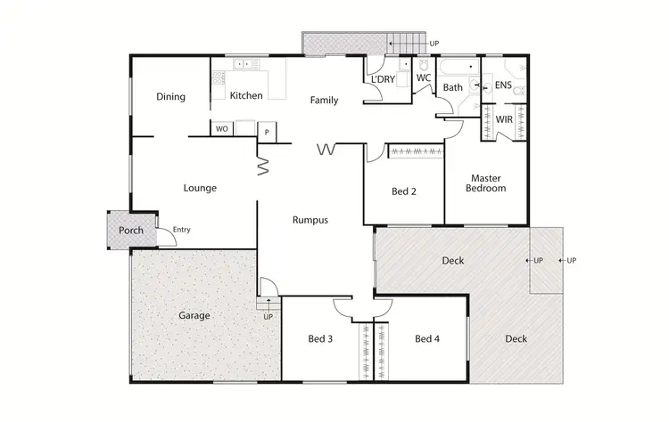 Floorplan of Homely house listing, 3 Minchin Place, Gowrie ACT 2904