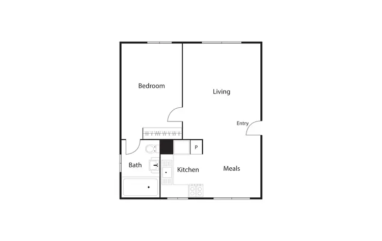Floorplan of Homely unit listing, 32/3 Waddell Place, Curtin ACT 2605