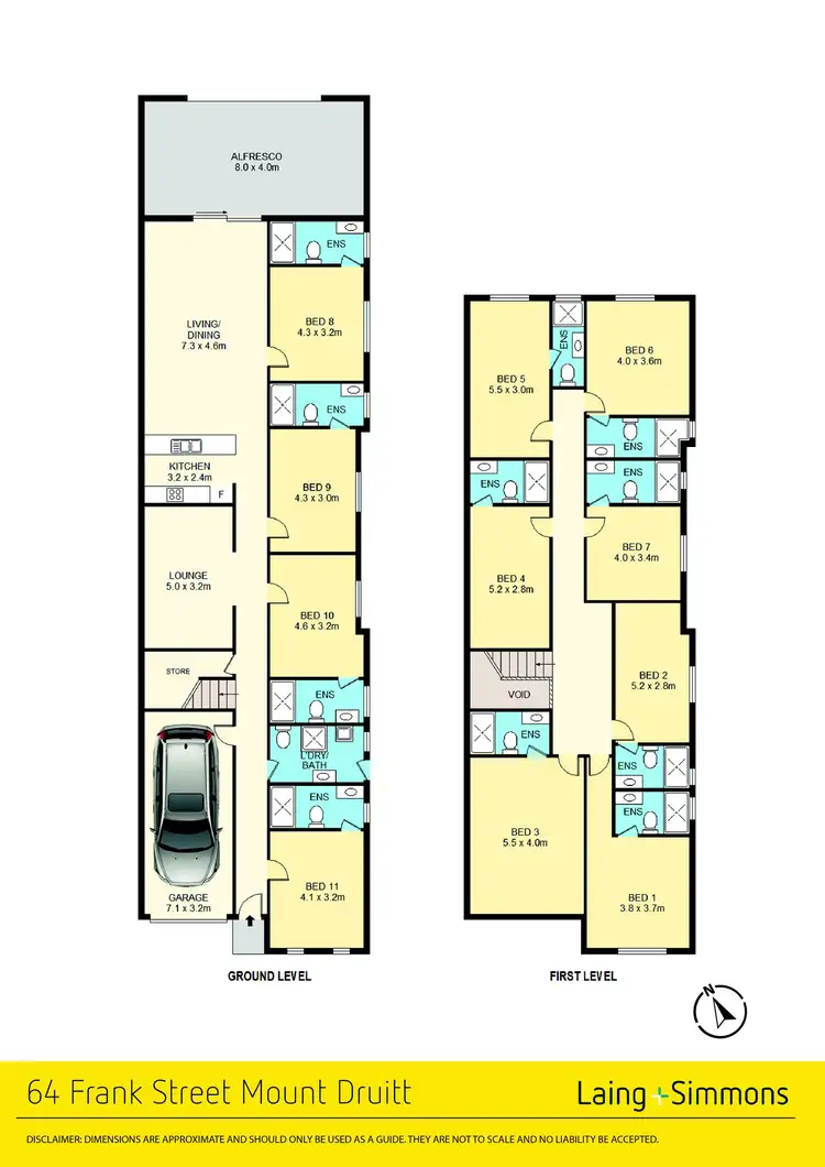 Floorplan of Homely house listing, 64 & 64A Frank Street, Mount Druitt NSW 2770
