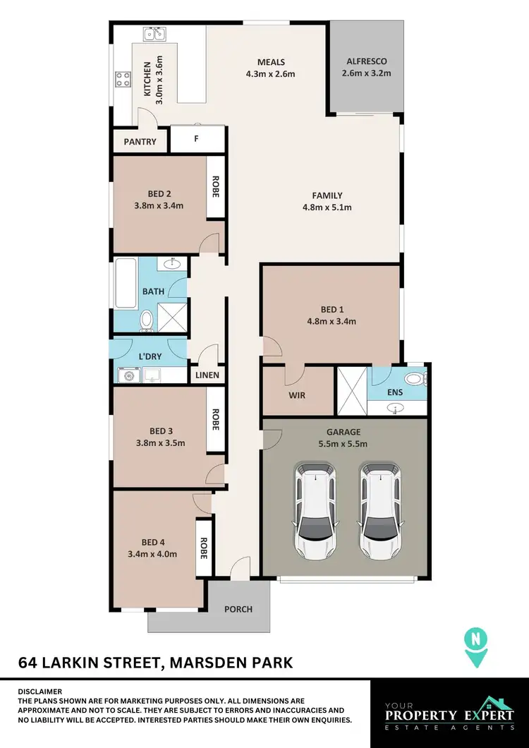 Floorplan of Homely house listing, 64 Larkin Street, Marsden Park NSW 2765