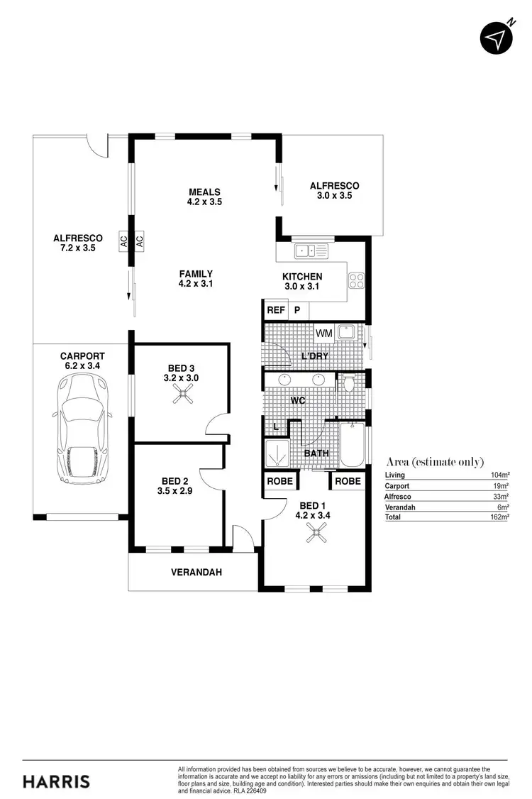 Floorplan of Homely house listing, 9 Chambers Court, Encounter Bay SA 5211