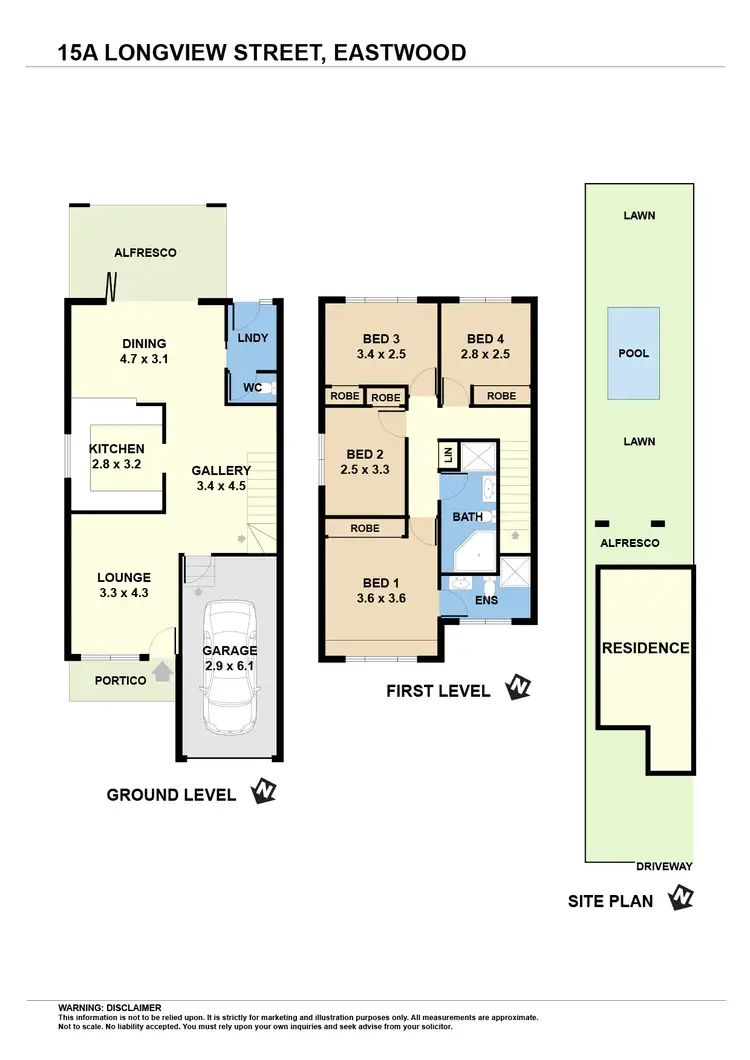 Floorplan of Homely house listing, 15A Longview Street, Eastwood NSW 2122
