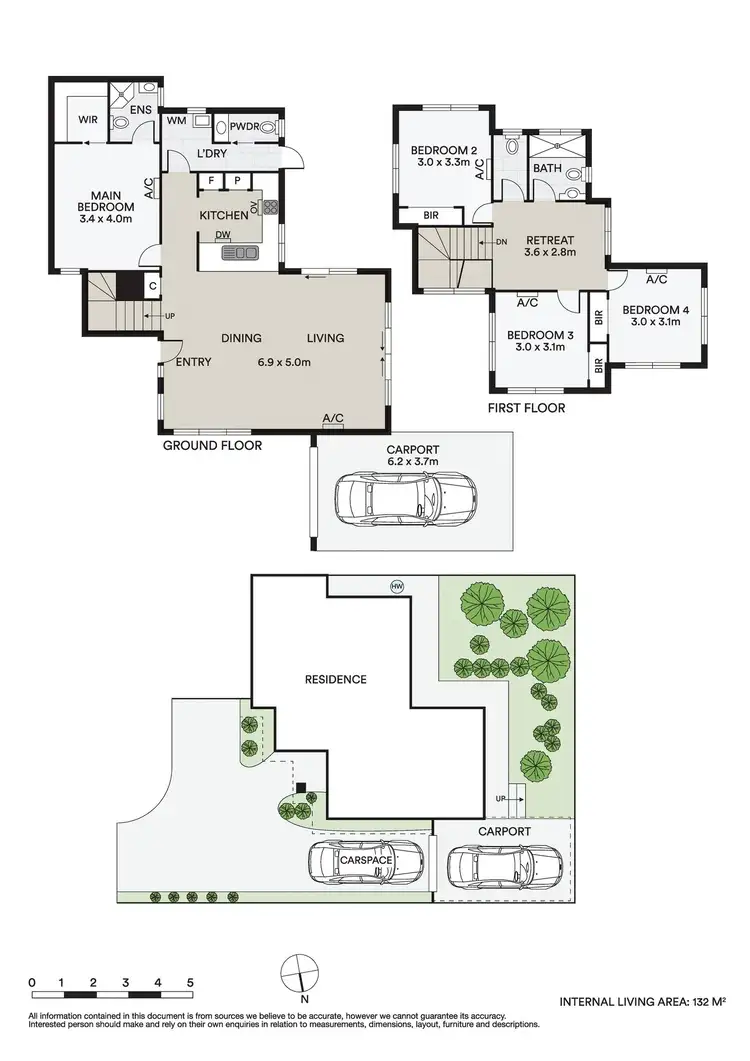 Floorplan of Homely townhouse listing, 2/11 Arnott Street, Clayton VIC 3168