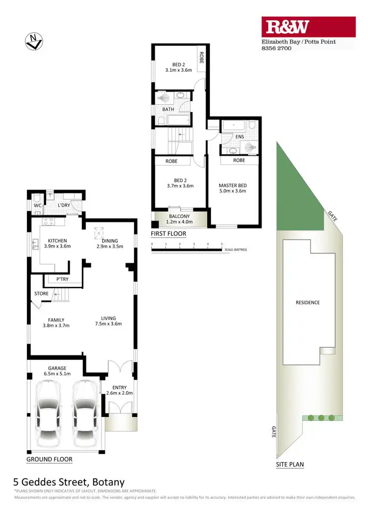 Floorplan of Homely house listing, 5 Geddes Street, Botany NSW 2019