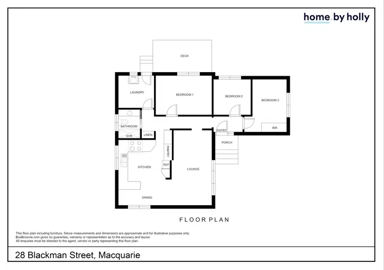 Floorplan of Homely house listing, 28 Blackman Crescent, Macquarie ACT 2614