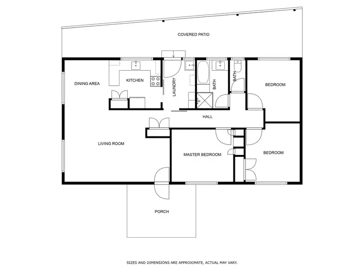 Floorplan of Homely unit listing, 5/5 Bell Court, Wodonga VIC 3690