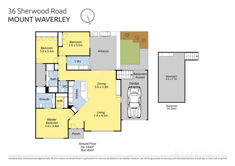 Floorplan of Homely house listing, 36 Sherwood Road, Mount Waverley VIC 3149