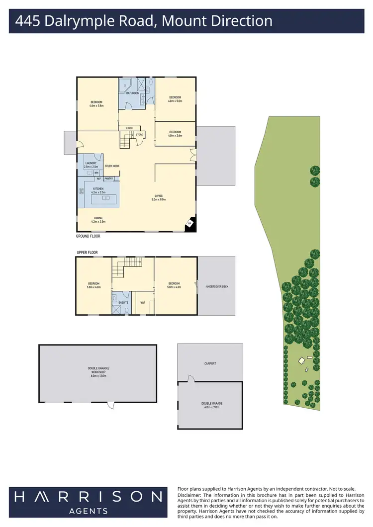 Floorplan of Homely house listing, 445 Dalrymple Road, Mount Direction TAS 7252