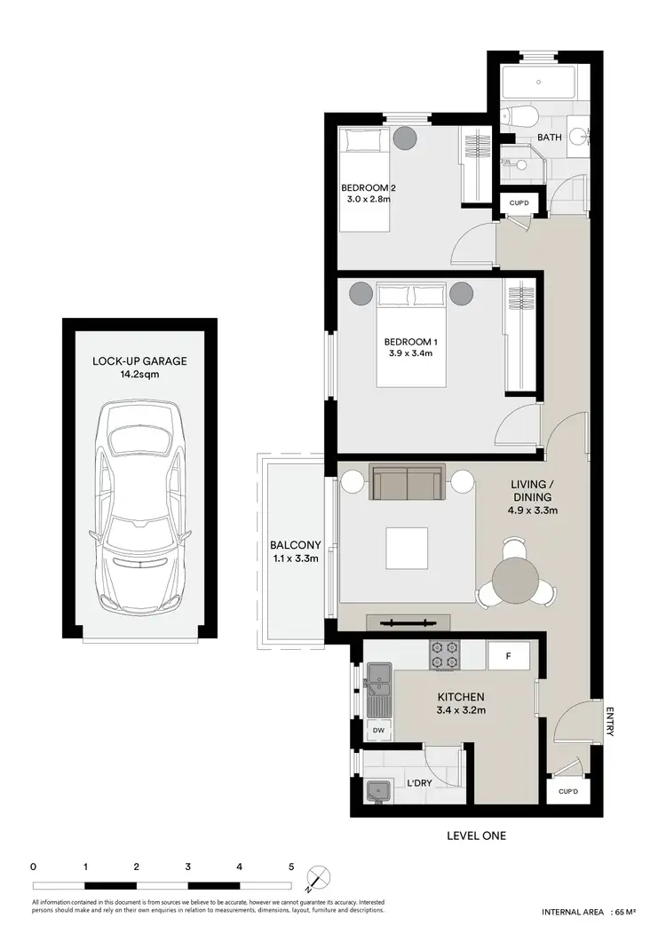 Floorplan of Homely apartment listing, 13/253 Blaxland Road, Ryde NSW 2112