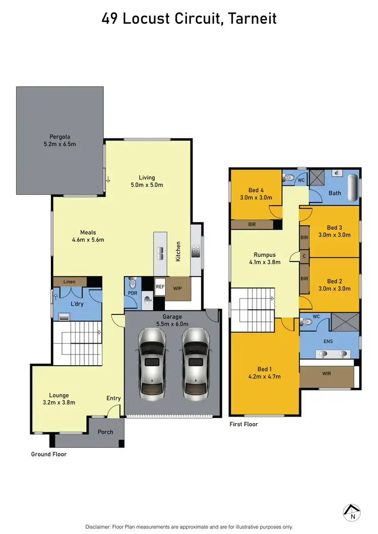 Floorplan of Homely house listing, 49 Locust Circuit, Tarneit VIC 3029